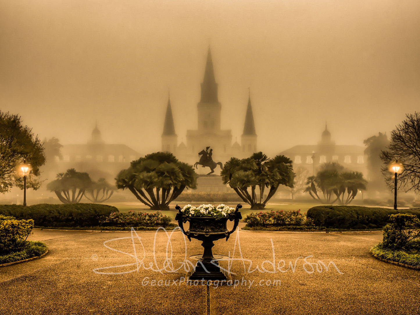 Jackson Square in the Fog, 816-4662