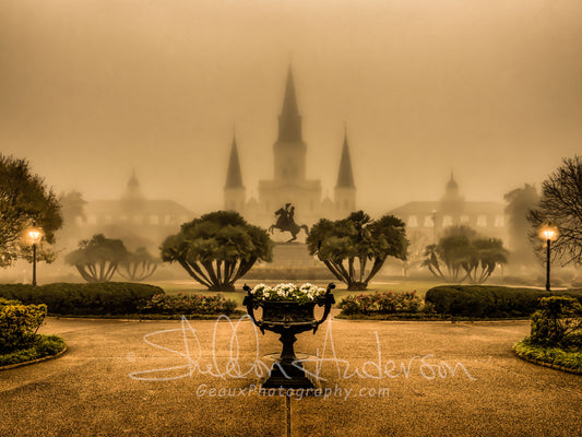 Jackson Square in the Fog, 816-4662