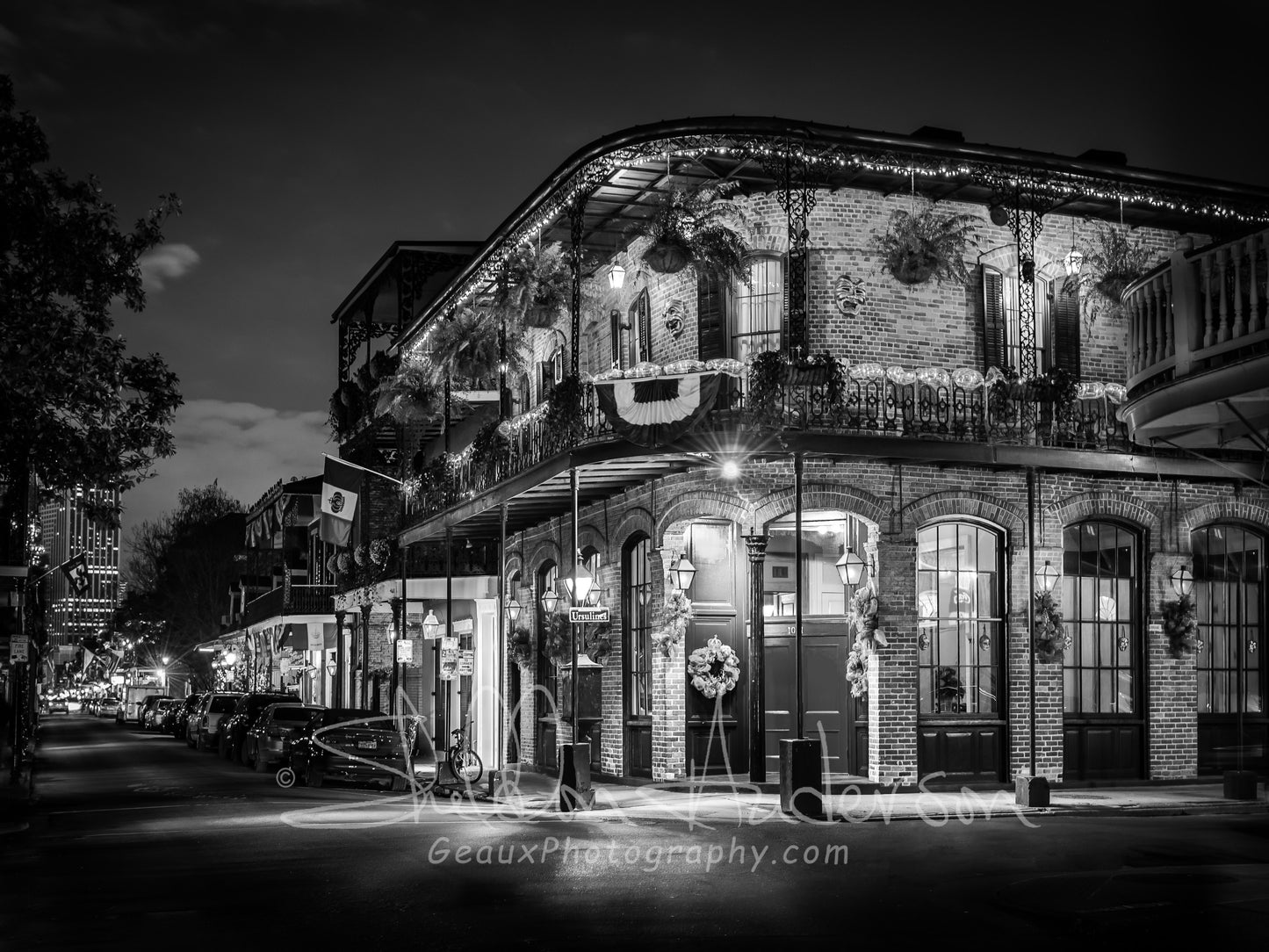 Dressed for Mardi Gras B&W, D80-2691BW